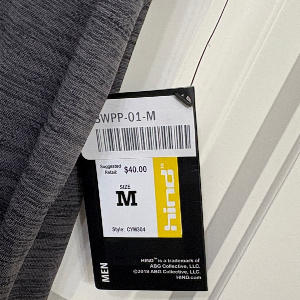 NWT Hind Charcoal Gray Running Top‎ - Picture 5 of 9
